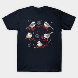 Winter Chickadees T-Shirt